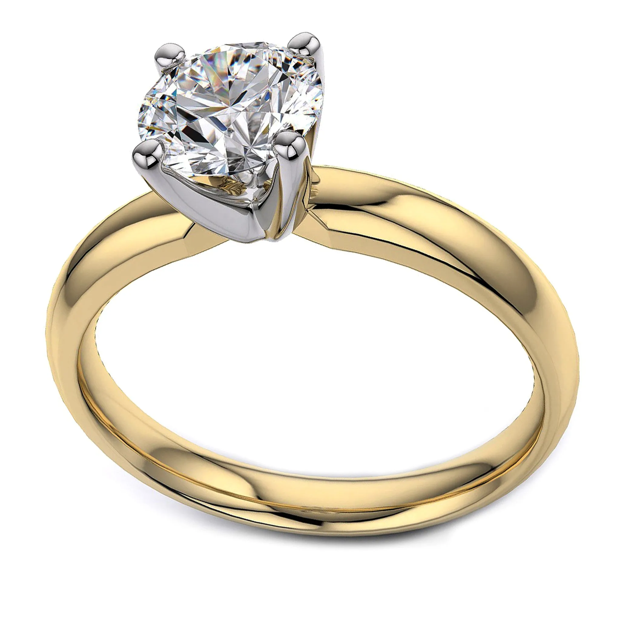 1.06ct G-SI1 Round Brilliant Cut Round Diamond
