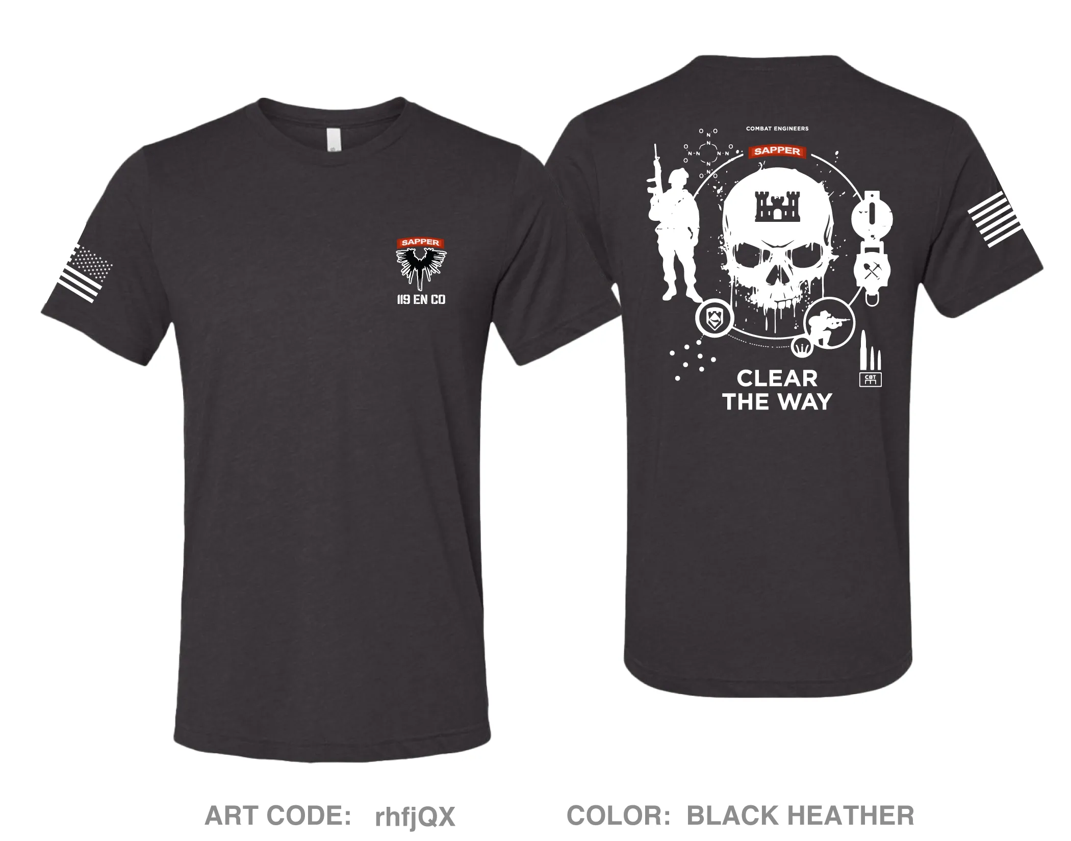 119 Engineer Company (SAPPER) Comfort Unisex Triblend SS Tee - rhfjQX