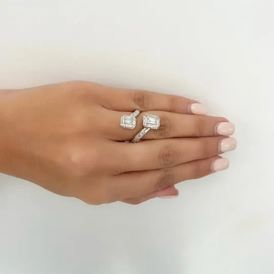 1/2 Carat Emerald Cut Diamond - F VVS1 - 0.52ct - 161205