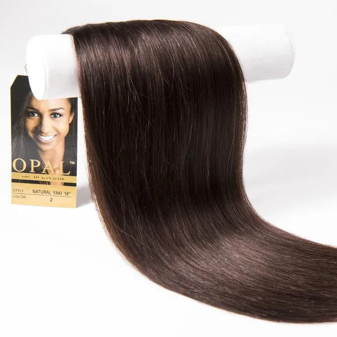 14" Opal 100% Human Hair Natural Yaki