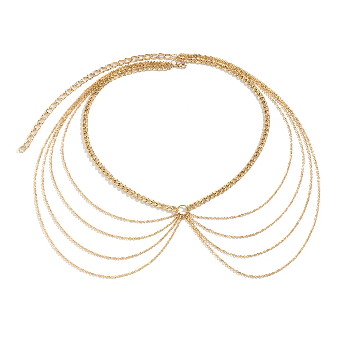 18K Gold-Plated Layered Waist Chain