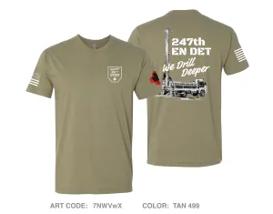 247th EN DET WD Fundraising Collection Comfort Unisex Cotton SS Tee - 7NWVwX
