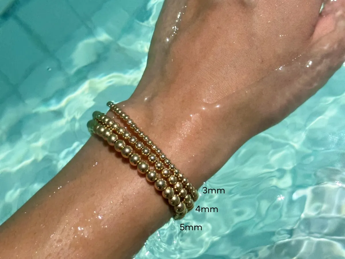 3 4 5mm Bead Bracelet