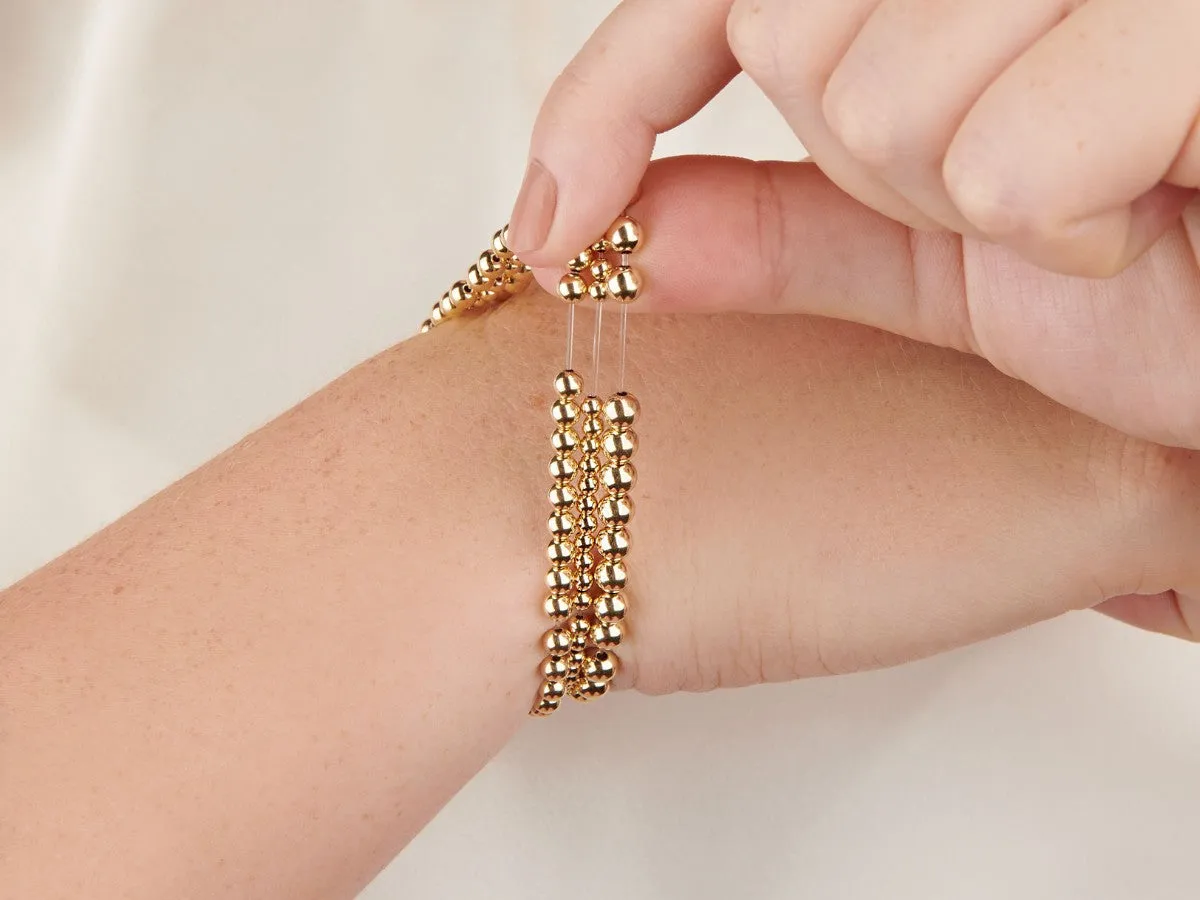 3 4 5mm Bead Bracelet