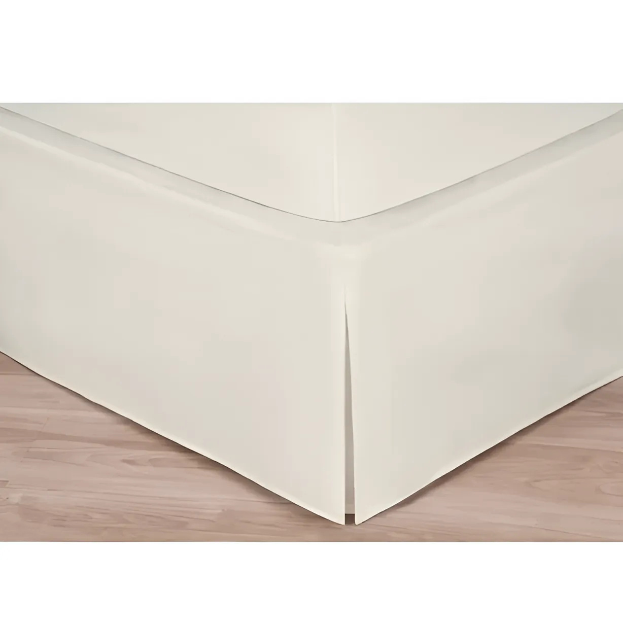 400TC Sateen Solid Cotton Wrap Around Tailored Bed Skirt