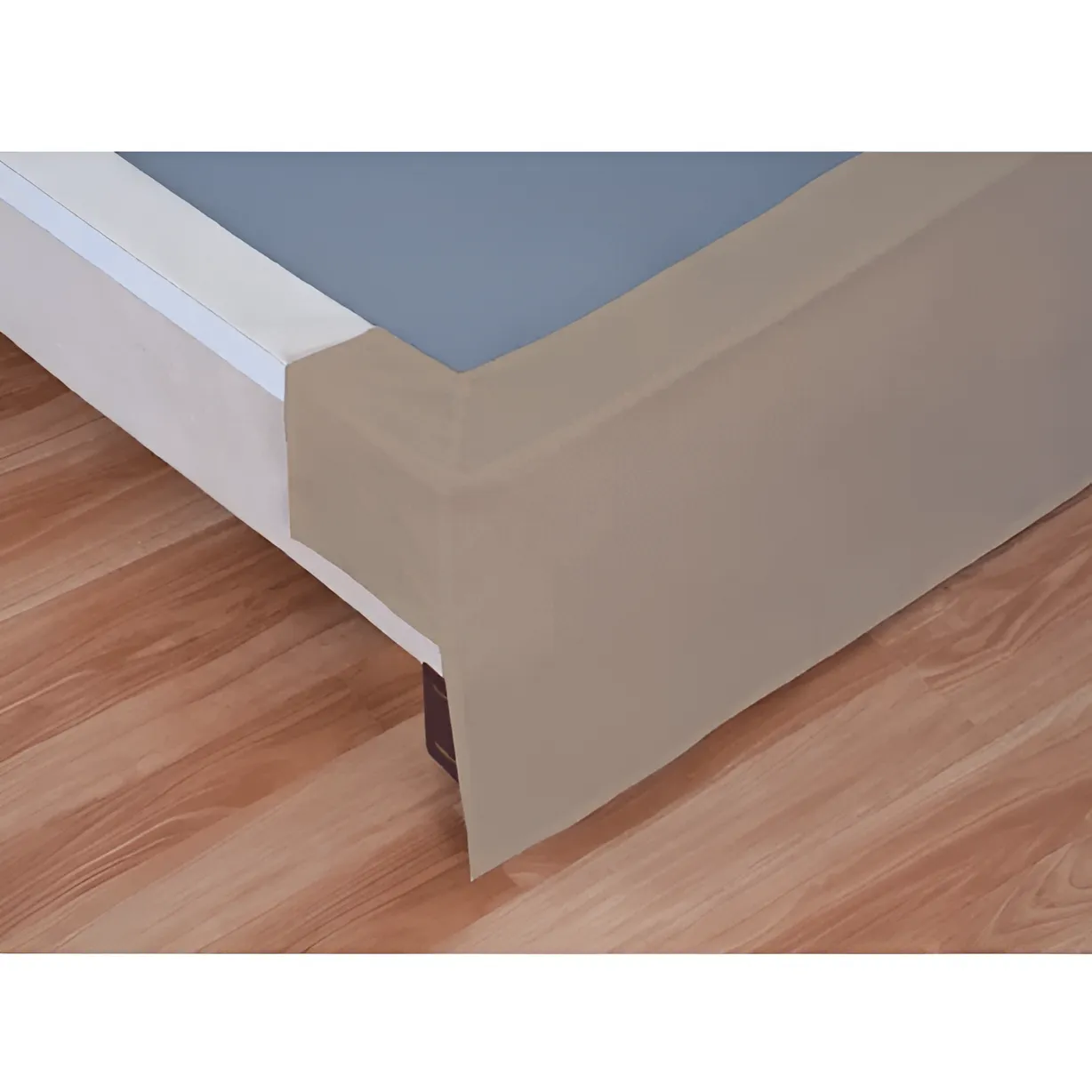 400TC Sateen Solid Cotton Wrap Around Tailored Bed Skirt