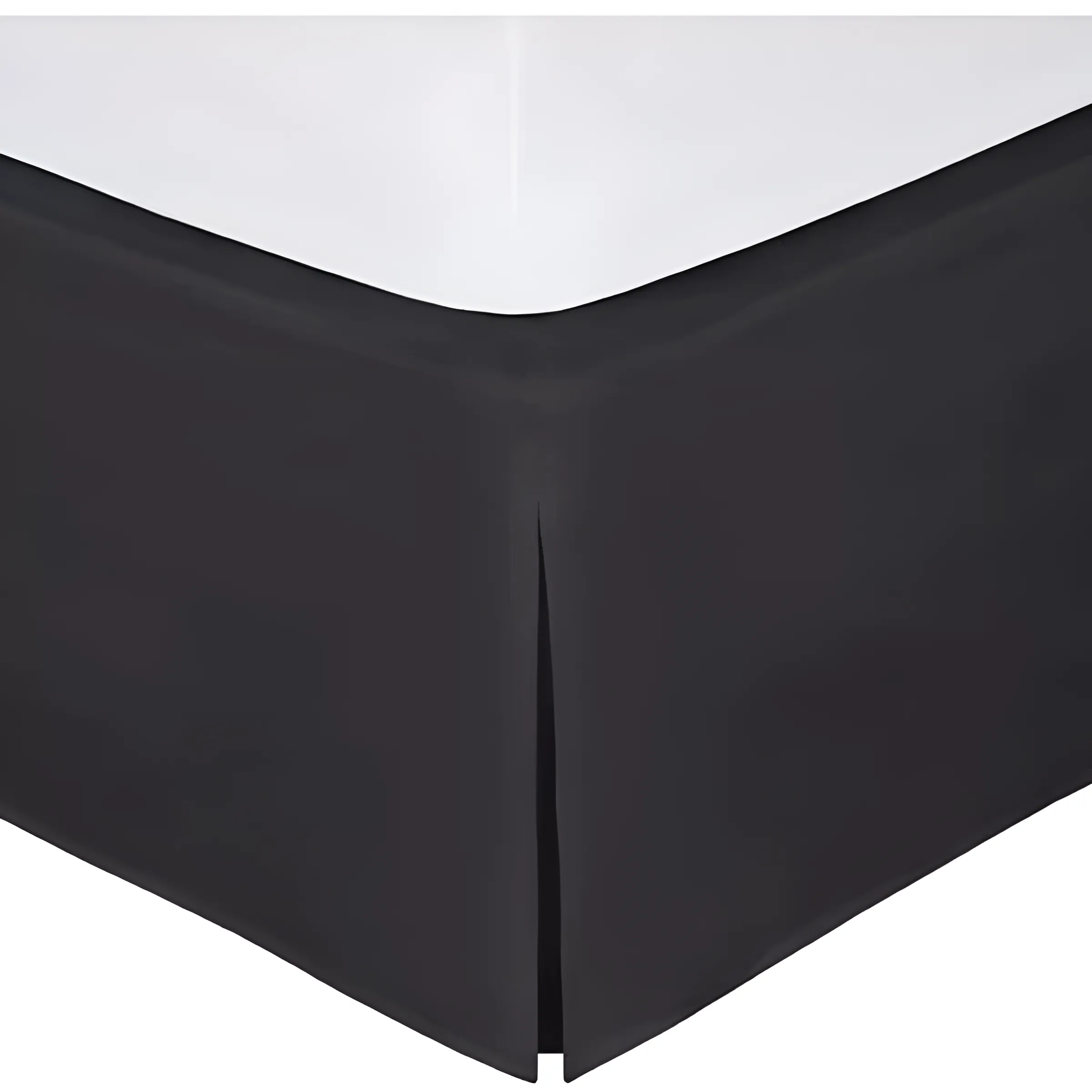 400TC Sateen Solid Cotton Wrap Around Tailored Bed Skirt