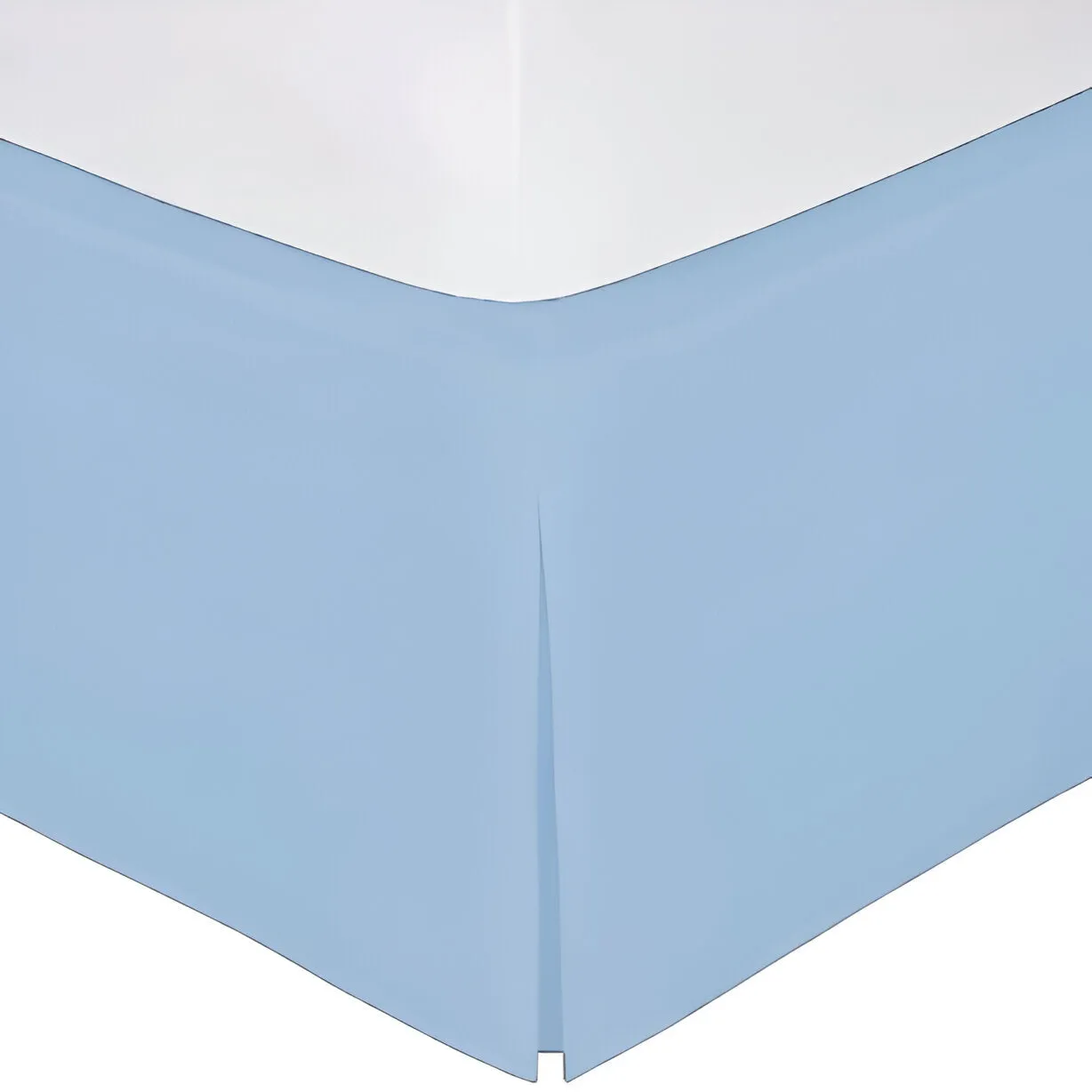 400TC Sateen Solid Cotton Wrap Around Tailored Bed Skirt