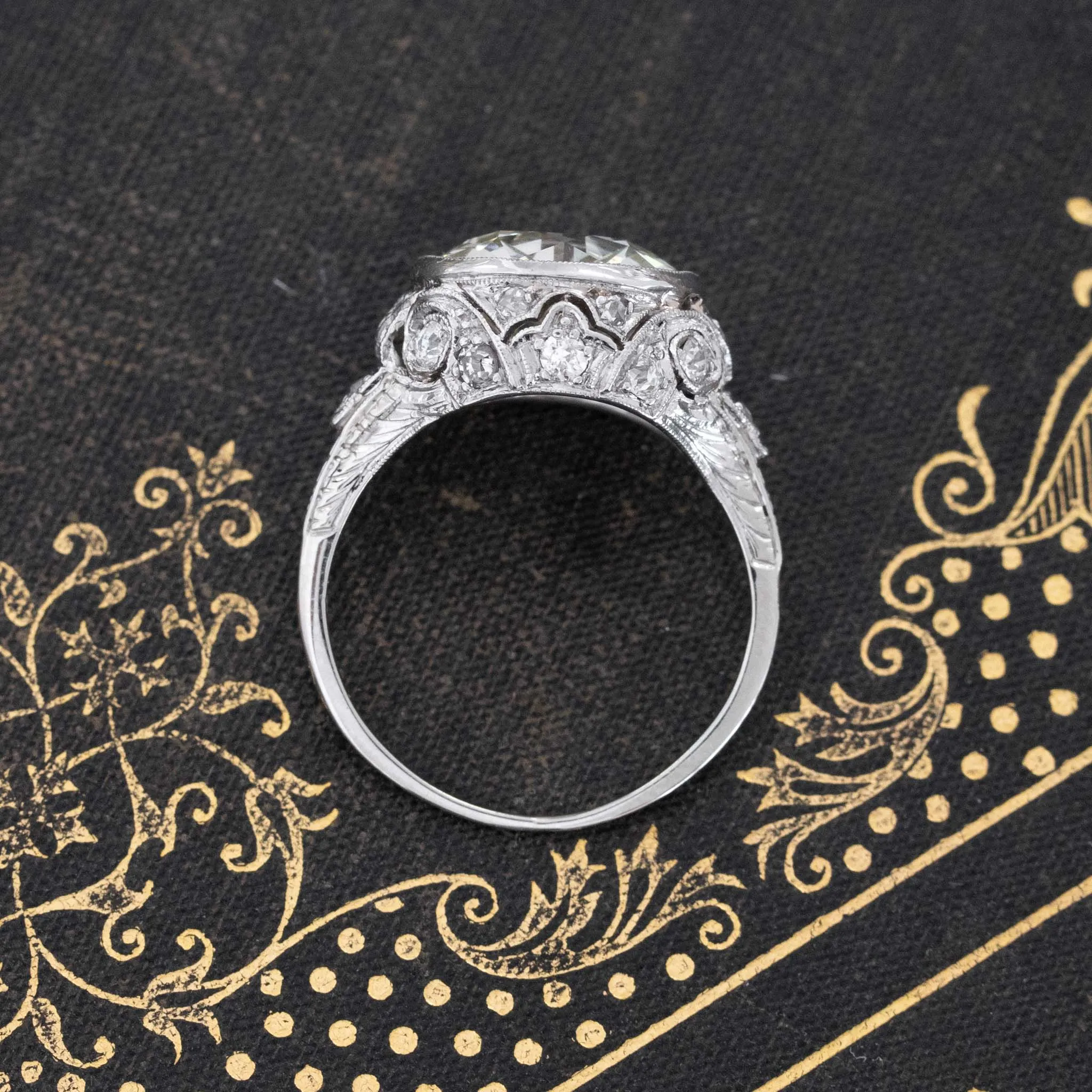 4.76ct Edwardian-era Old European Cut Diamond Solitaire, GIA S-T VS2