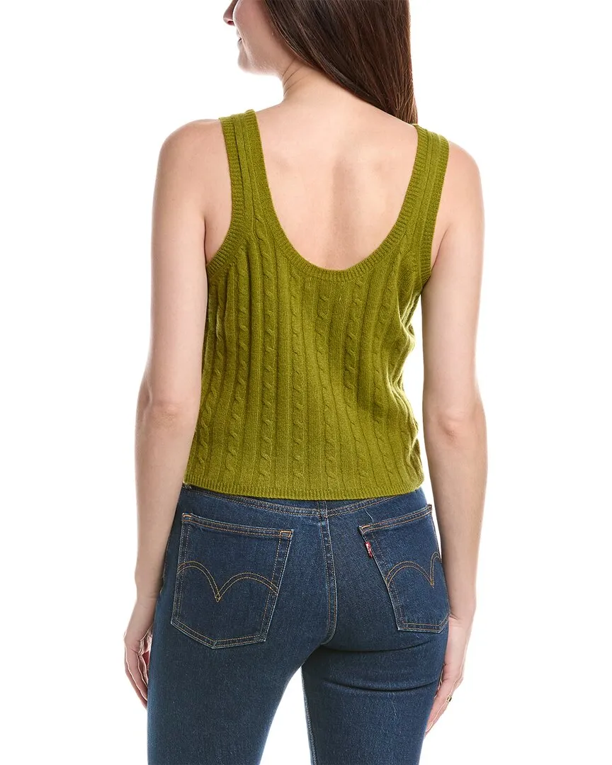 525 America Cable Crop Cashmere Tank