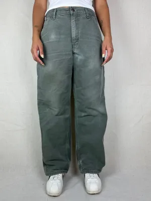 90's Carhartt Heavy Duty Vintage Carpenter Jeans Size 32x30