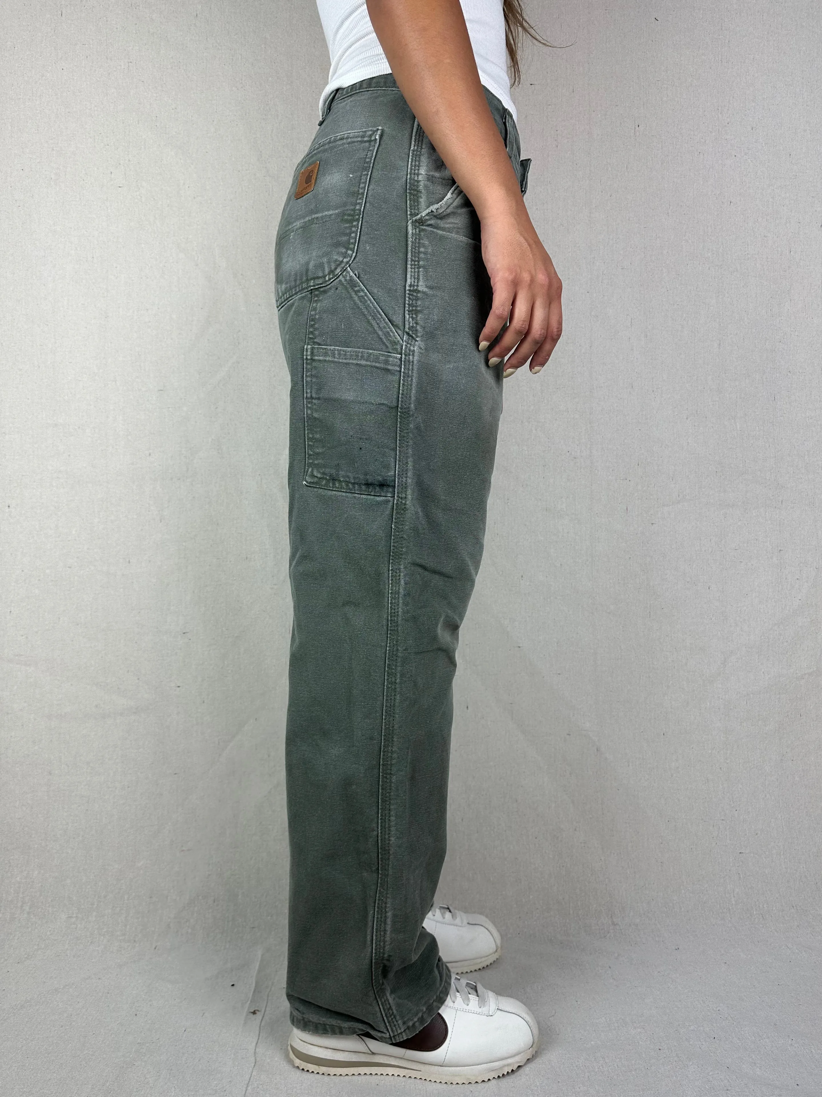90's Carhartt Heavy Duty Vintage Carpenter Jeans Size 32x30