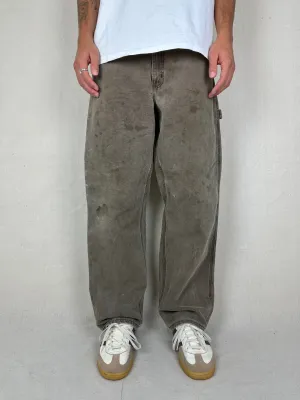 90's Carhartt Heavy Duty Vintage Carpenter Jeans Size 35x31
