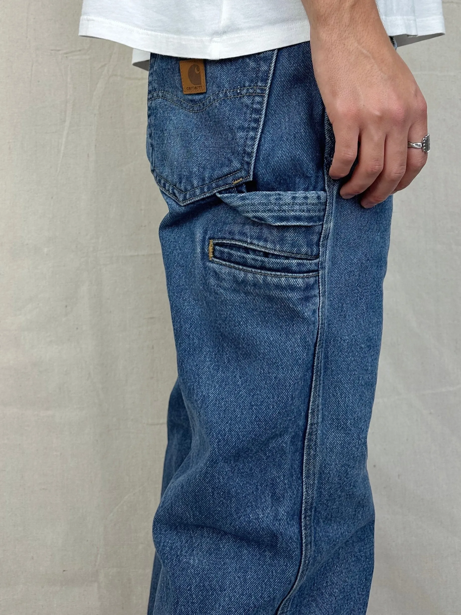 90's Carhartt Vintage Carpenter Jeans Size 33x31