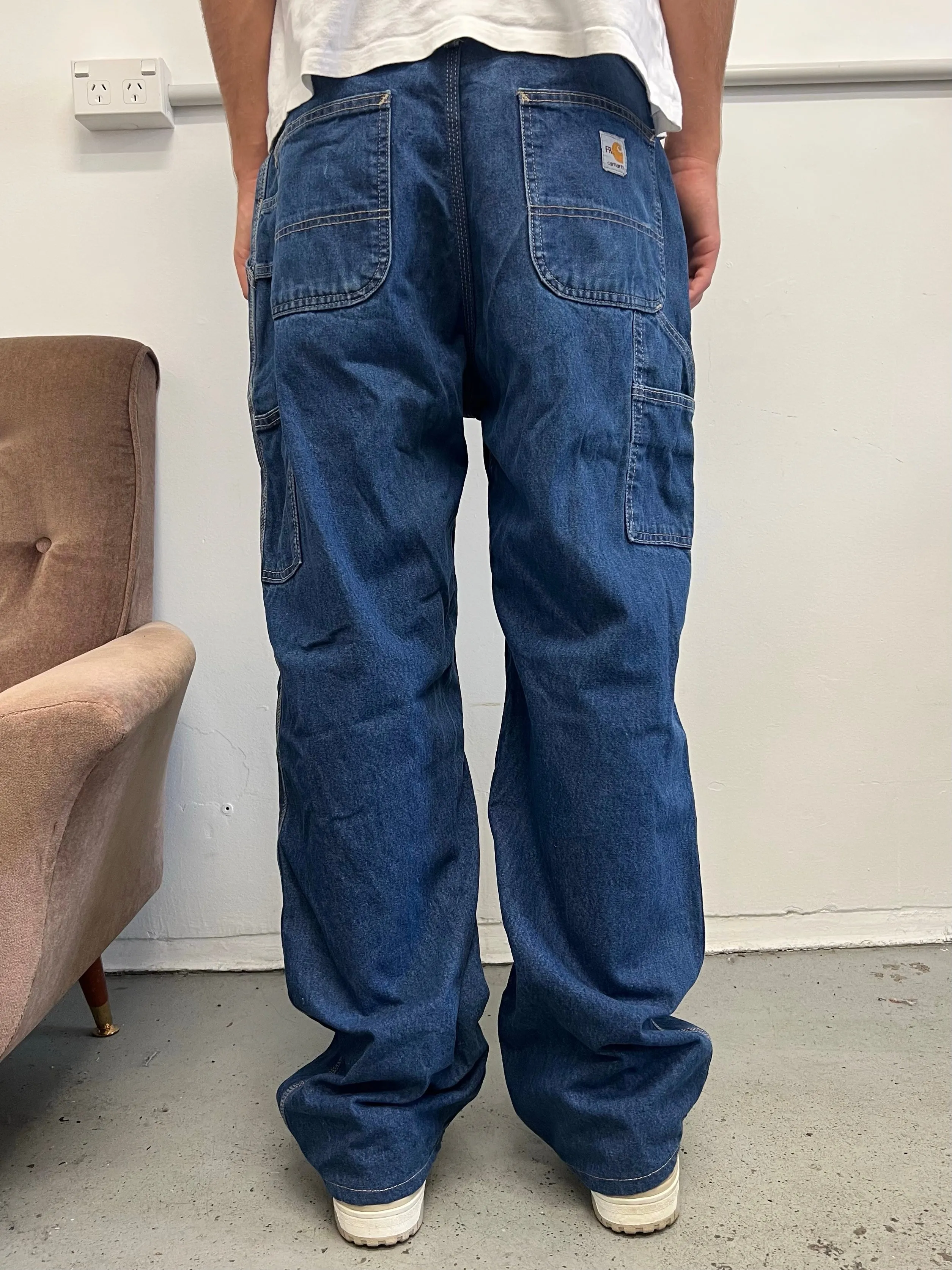 90's Carhartt Vintage Carpenter Jeans Size 34x32