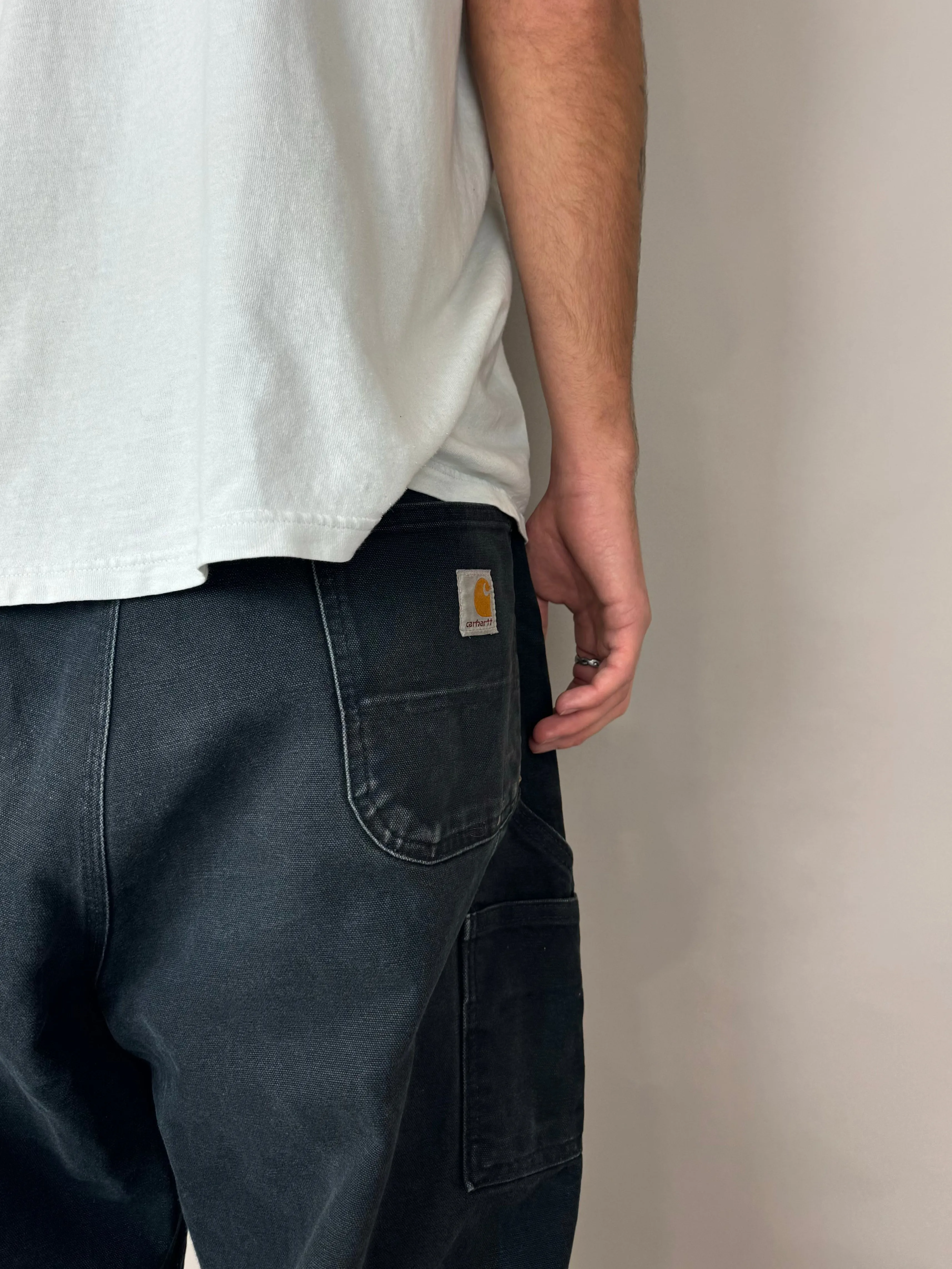 90's Carhartt Vintage Double Knee Carpenter Jeans Size 42x34