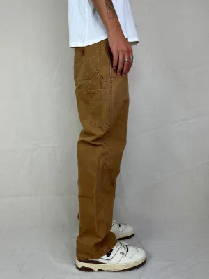 90's Carhartt Vintage Heavy Duty Carpenter Jeans Size 32x31