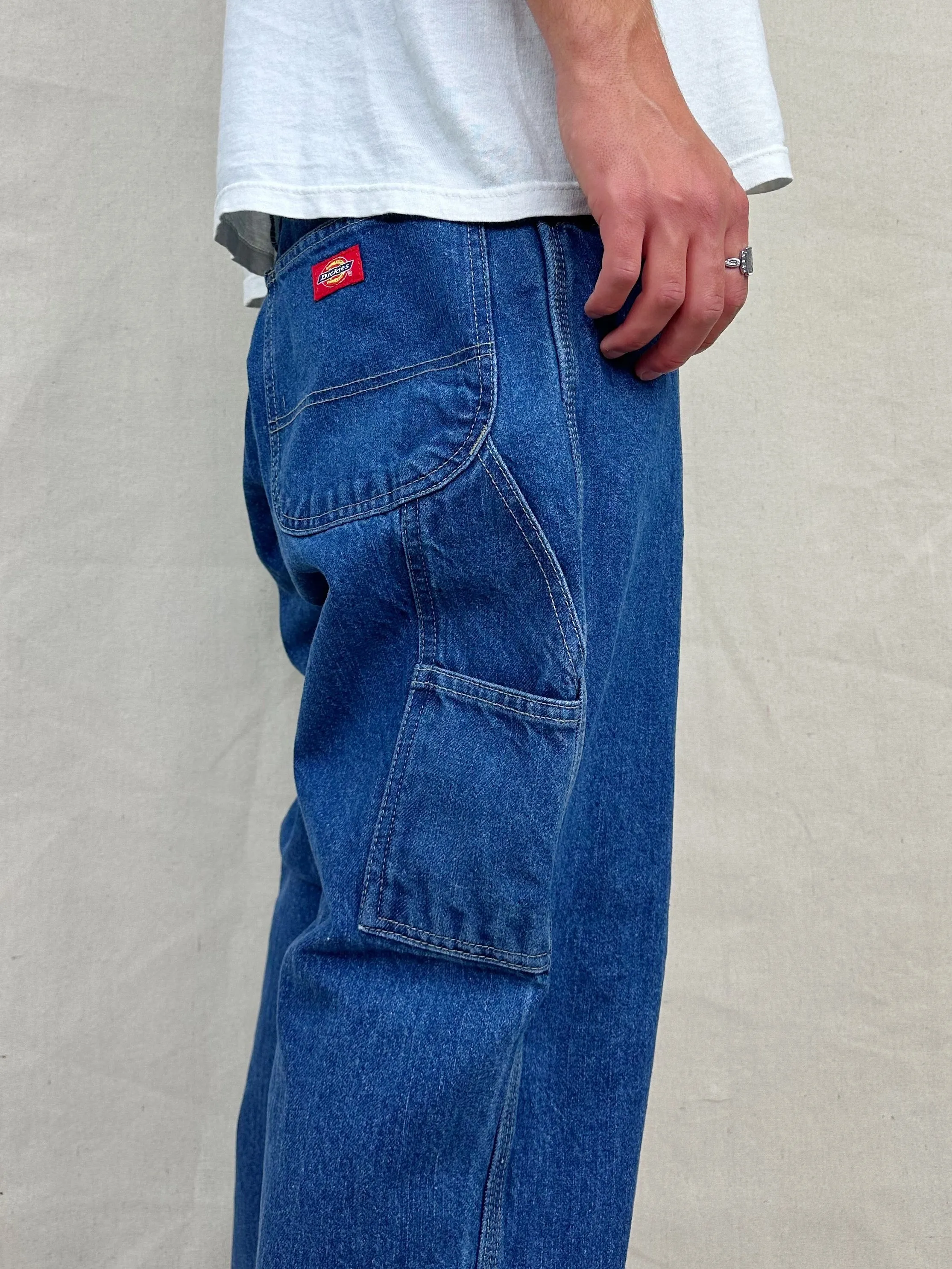 90's Dickies Heavy Duty Vintage Carpenter Jeans Size 32x31