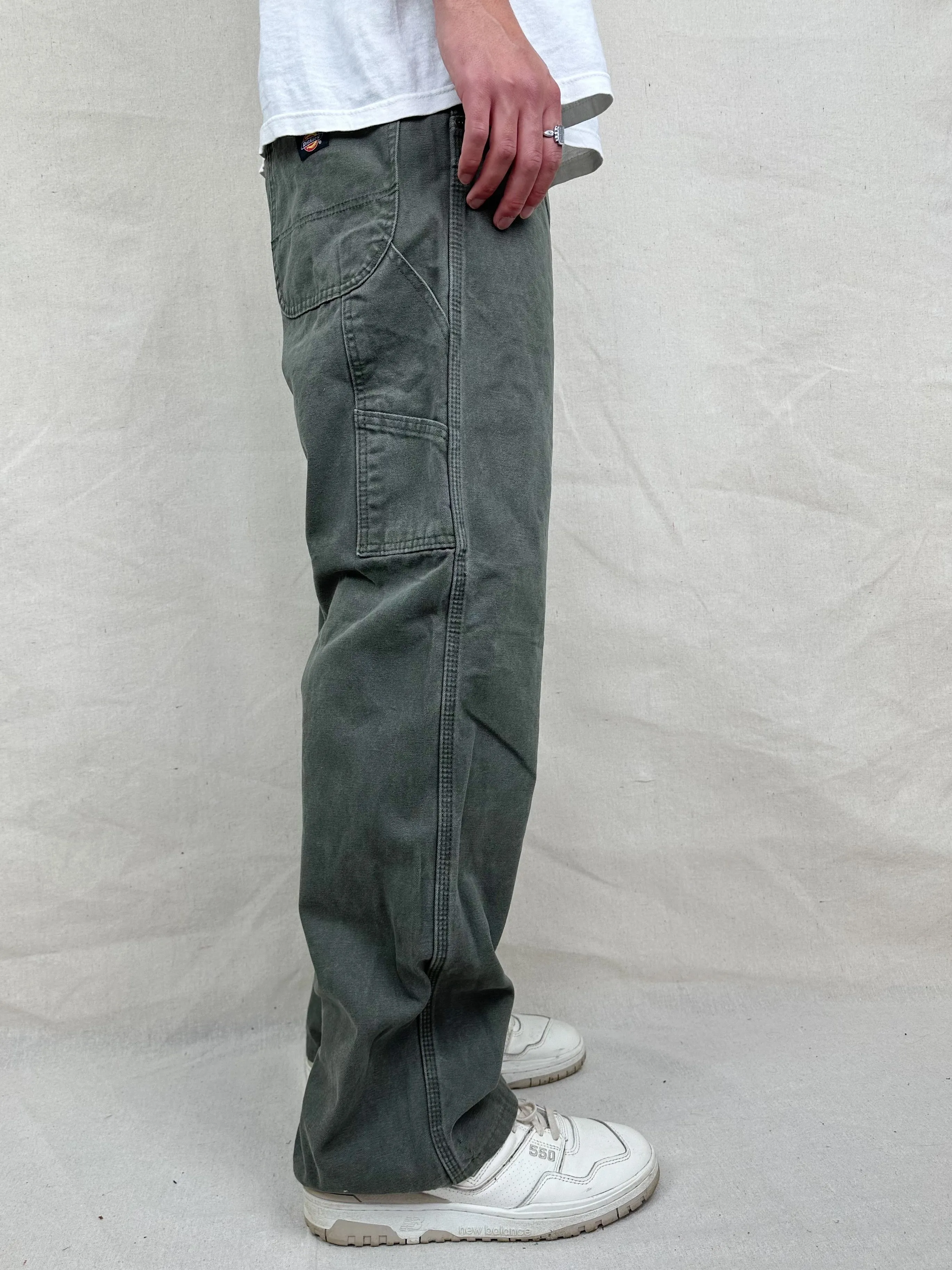 90's Dickies Heavy Duty Vintage Carpenter Jeans Size 35x31