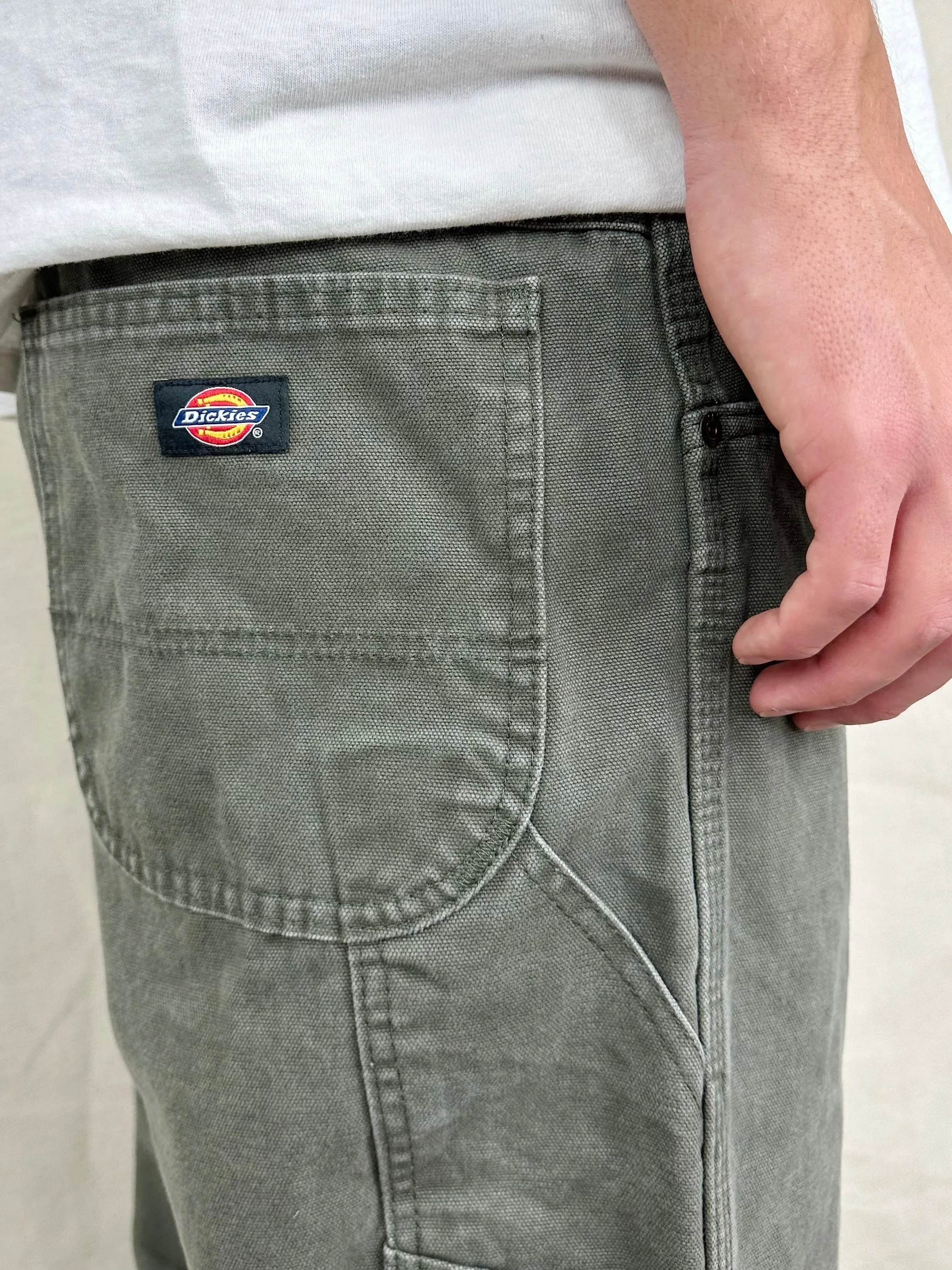 90's Dickies Heavy Duty Vintage Carpenter Jeans Size 35x31