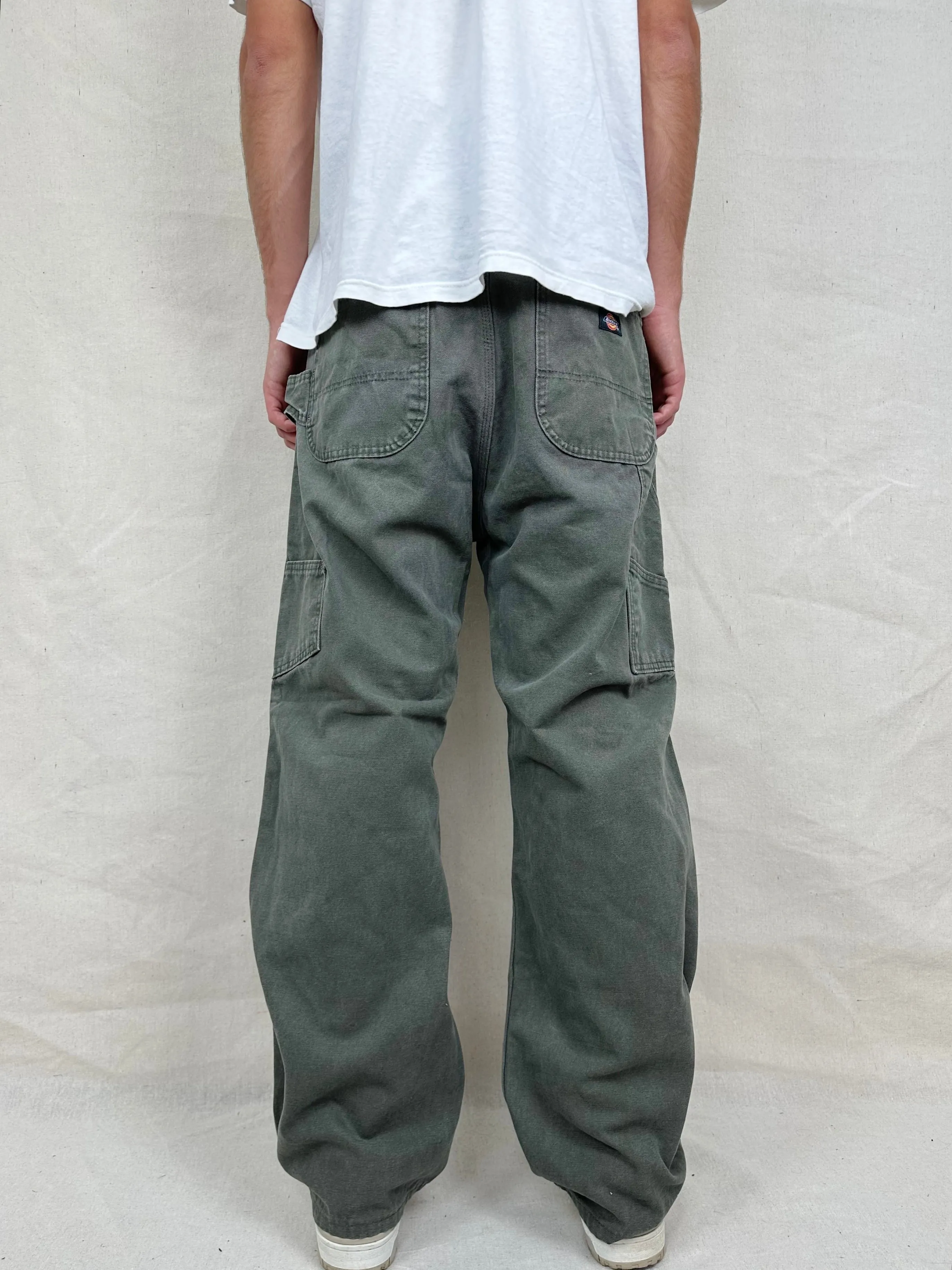 90's Dickies Heavy Duty Vintage Carpenter Jeans Size 35x31