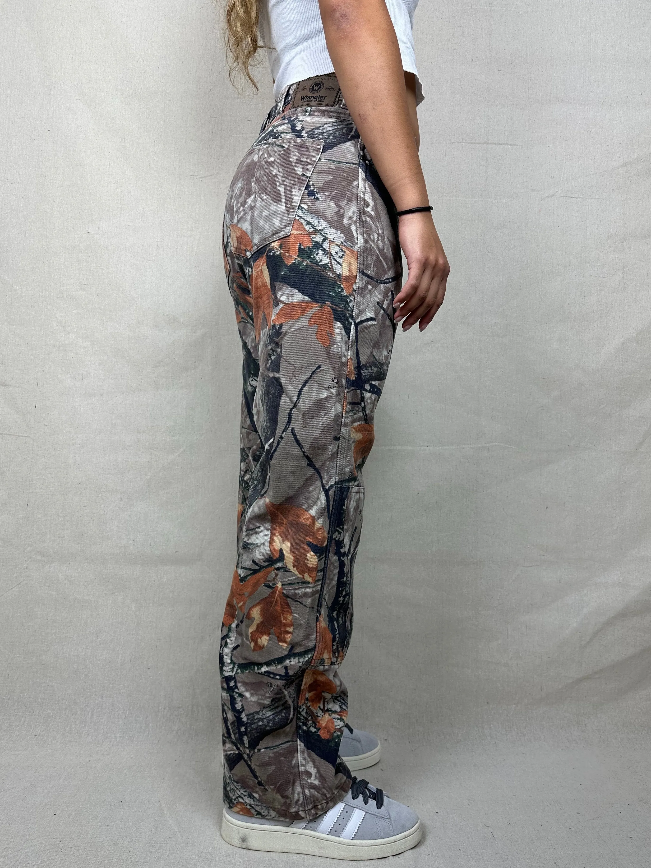 90's Wrangler Realtree Camo Double Knee Vintage Jeans Size 30x29
