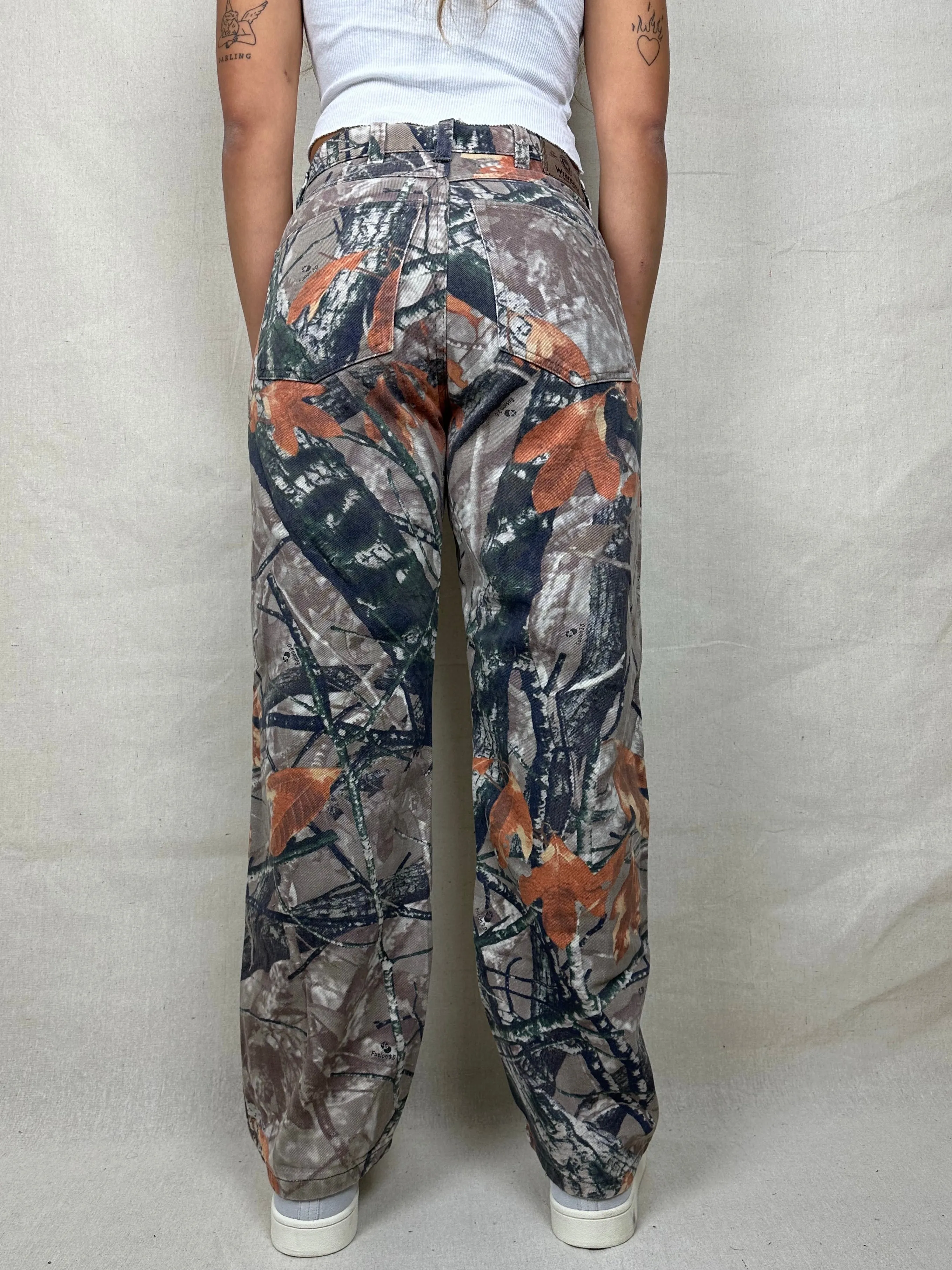 90's Wrangler Realtree Camo Double Knee Vintage Jeans Size 30x29