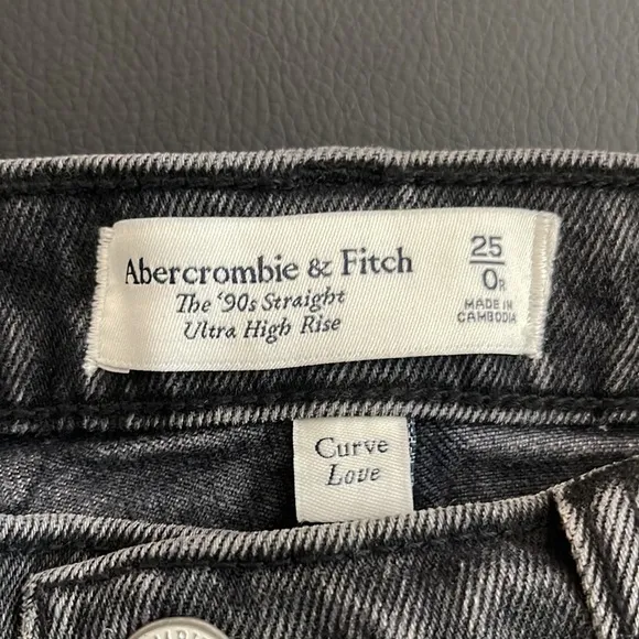 ABERCROMBIE AND FITCH CURVE LOVE 90s STRAIGHT ULTRA STRAIGHT