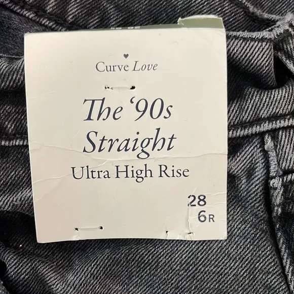 ABERCROMBIE AND FITCH CURVE LOVE 90s STRAIGHT ULTRA STRAIGHT