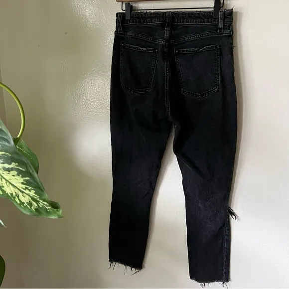 Abercrombie | Curve Love Distressed High Rise Skinny Jeans