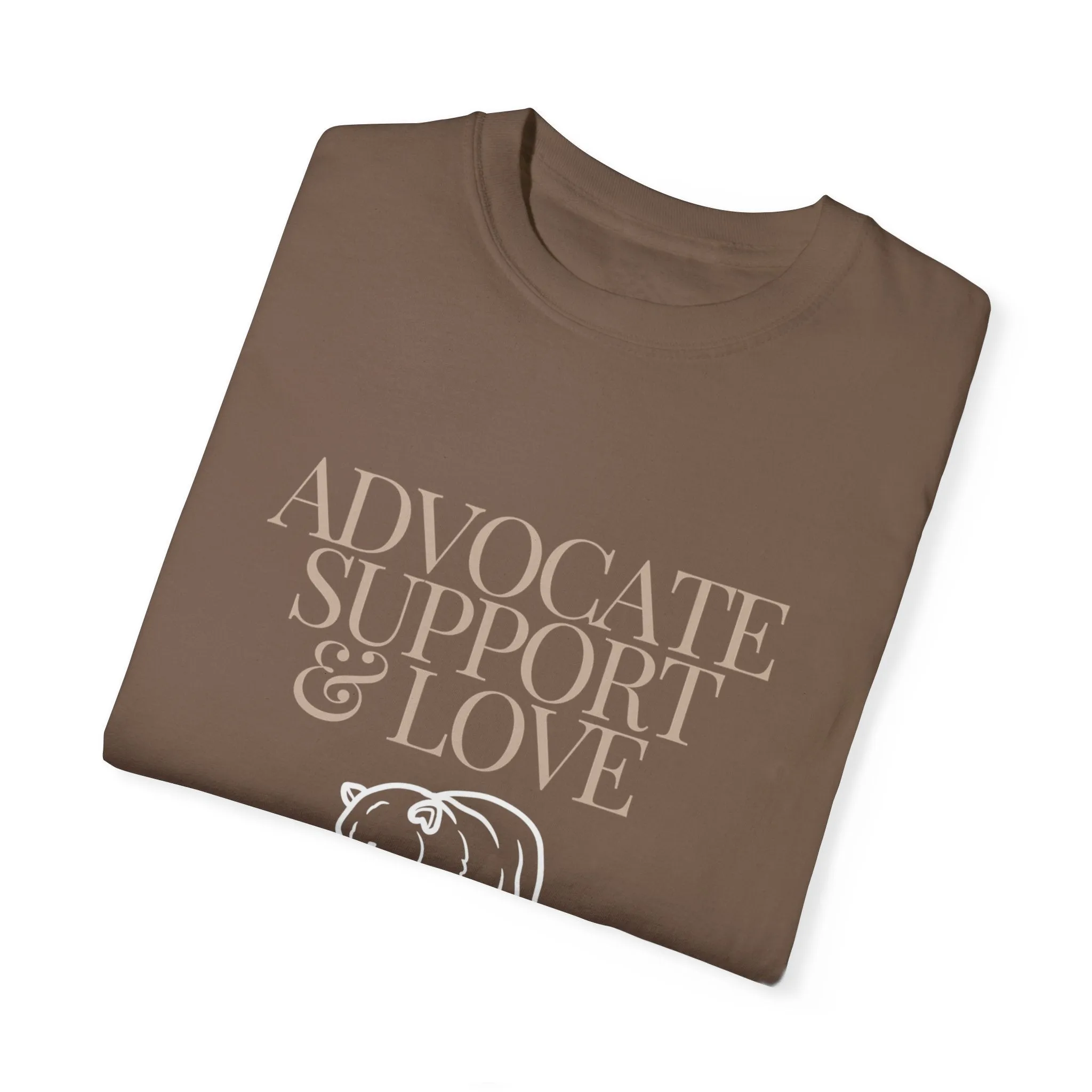 Advocate Support and Love Polar Bear Tee