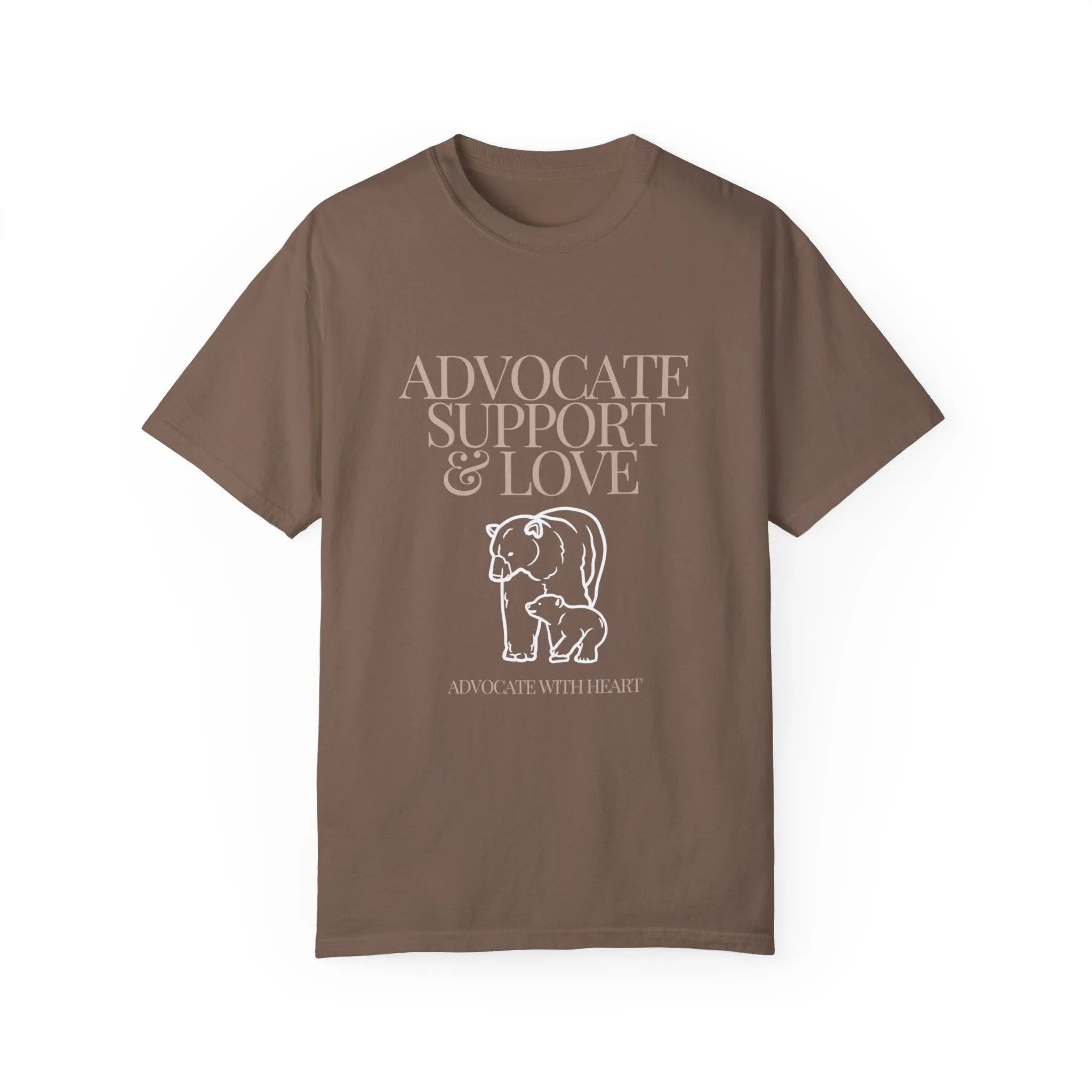 Advocate Support and Love Polar Bear Tee
