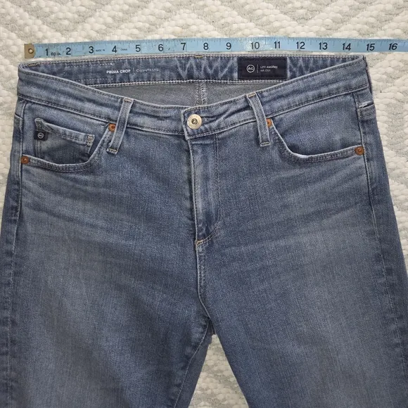 Ag Adriano Goldschmied Prima Crop Cigarette Leg Jeans