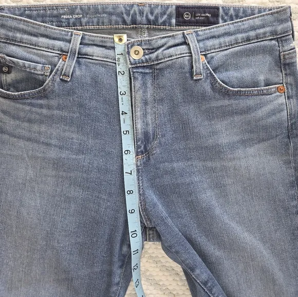 Ag Adriano Goldschmied Prima Crop Cigarette Leg Jeans