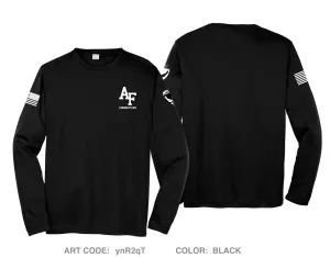 Air Force Combatives Hi-Tech Performance Unisex LS Tee - ynR2qT