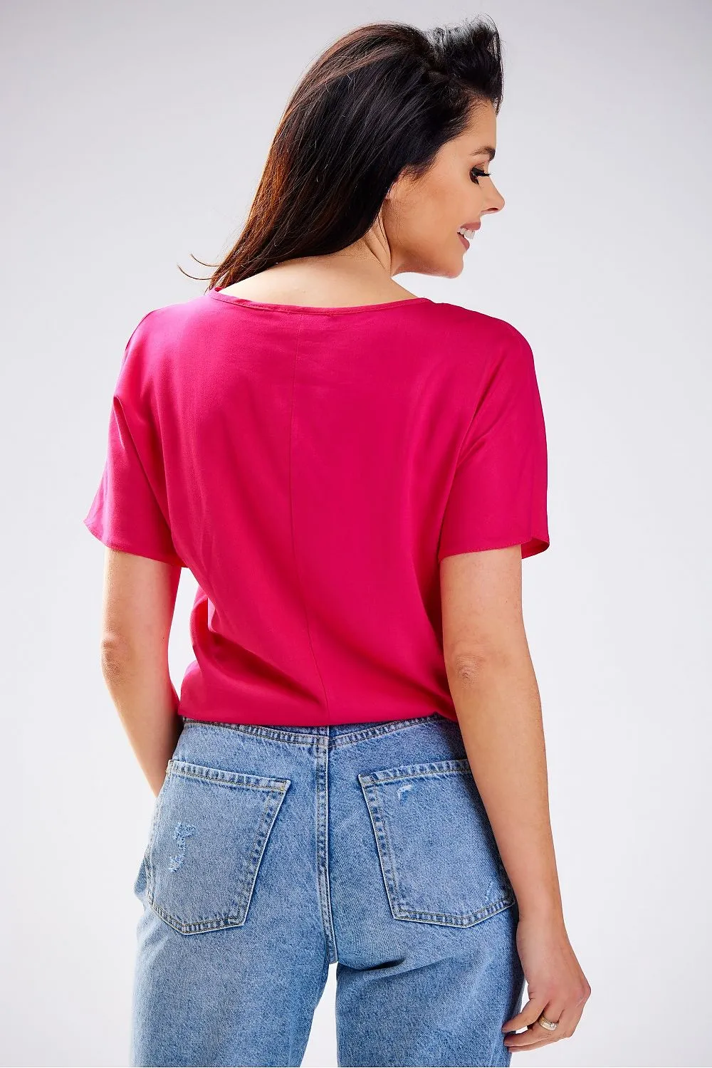Airy Soft-Cut Summer Blouse