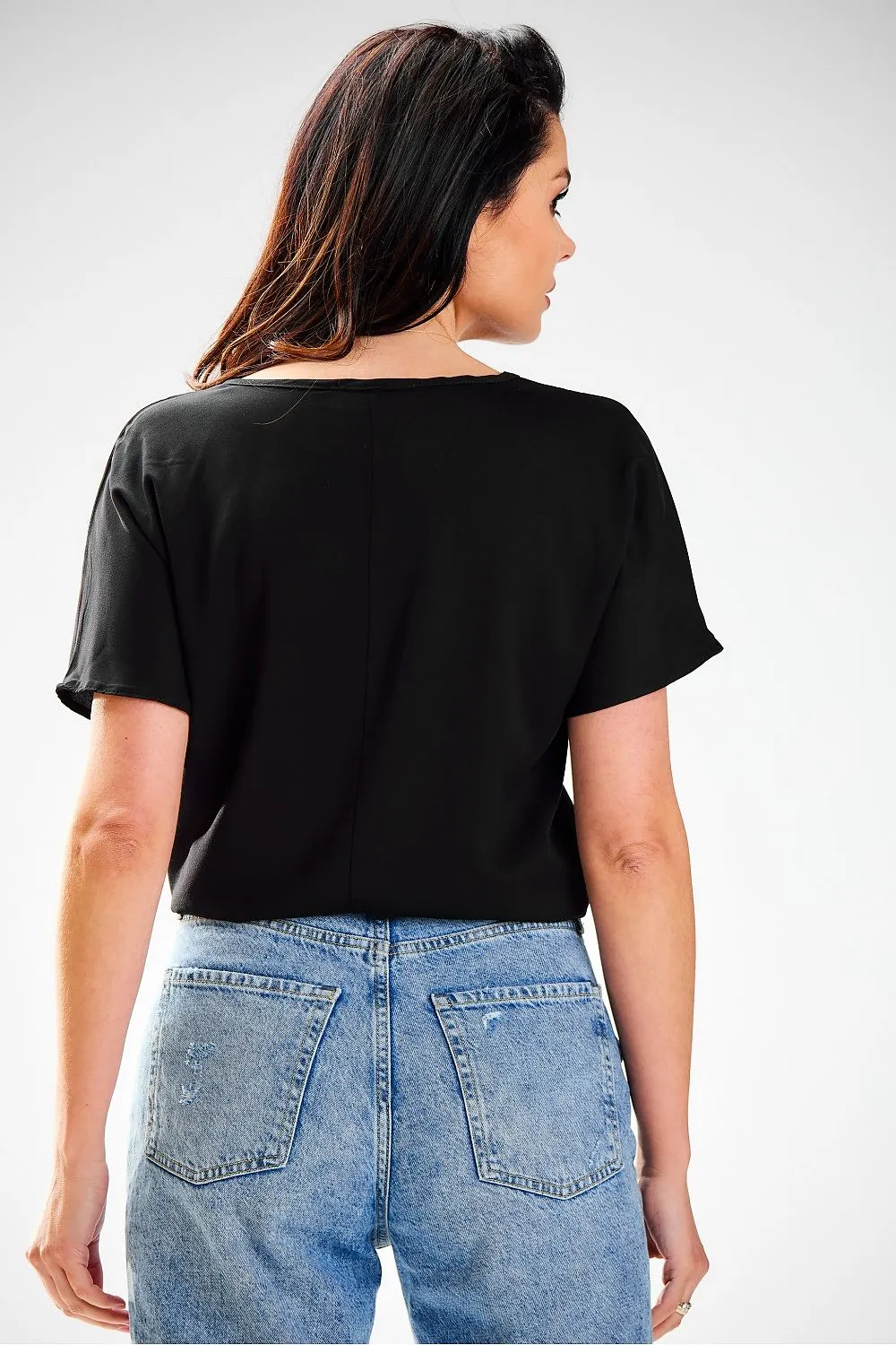 Airy Soft-Cut Summer Blouse