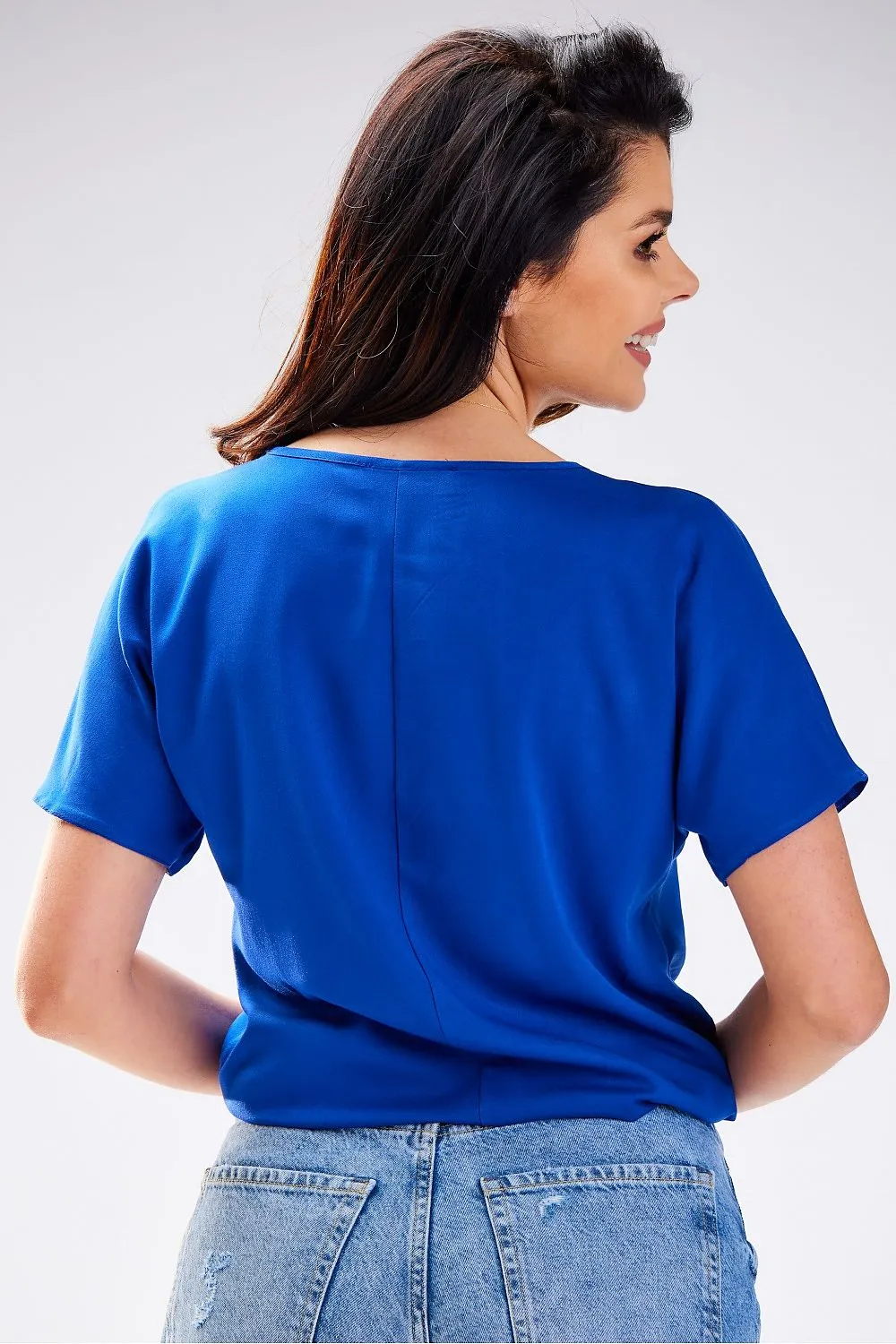 Airy Soft-Cut Summer Blouse