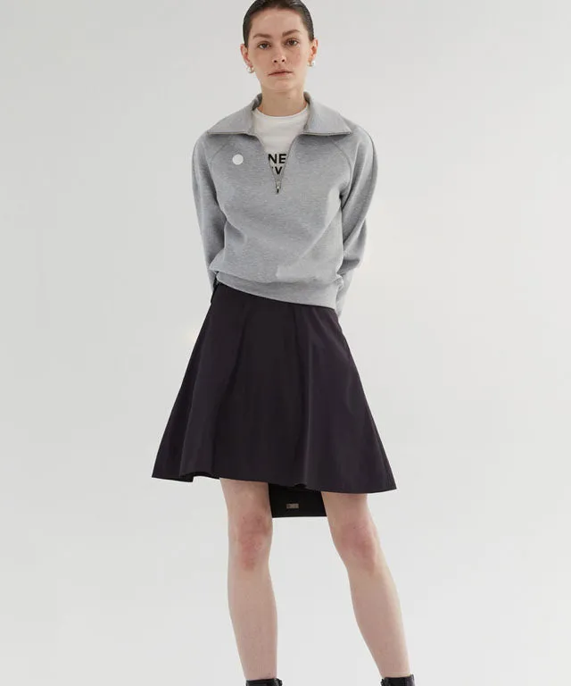 Anell Golf  Airy Round Half Zip-Up - Melan Gray