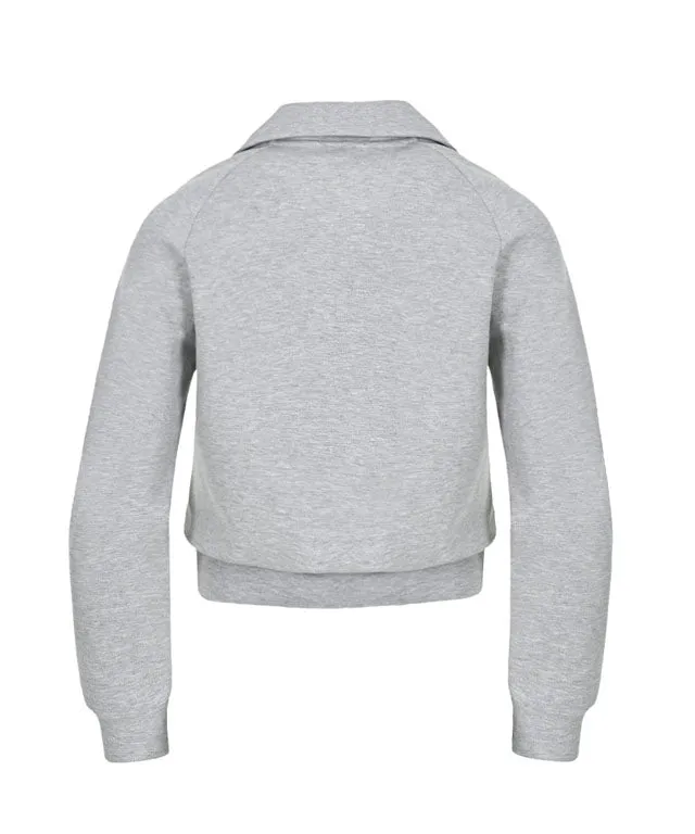 Anell Golf  Airy Round Half Zip-Up - Melan Gray