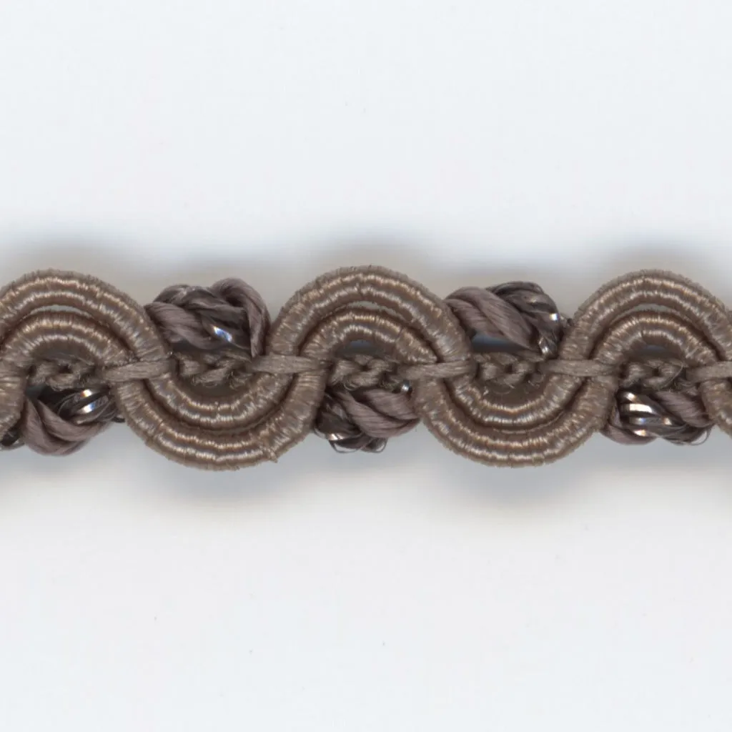Antique Metallic Trimming Braid #134 Dark Olive