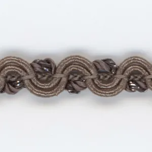 Antique Metallic Trimming Braid #134 Dark Olive
