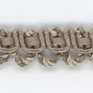 Antique Metallic Trimming Braid #162 Cream Khaki