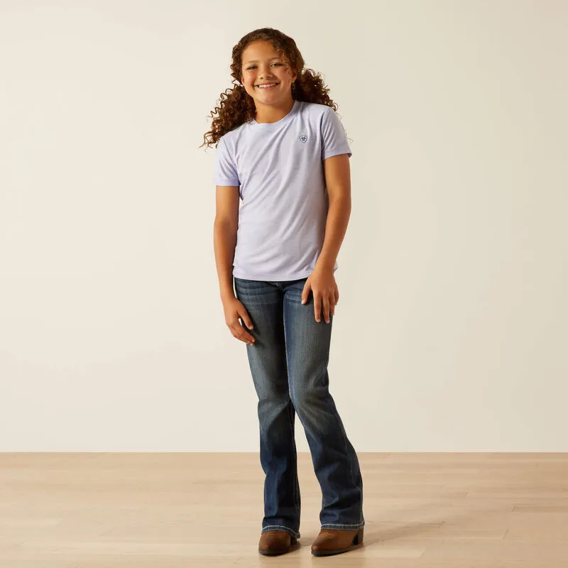 Ariat Youth Laguna Short Sleeve T-Shirt | Lavender