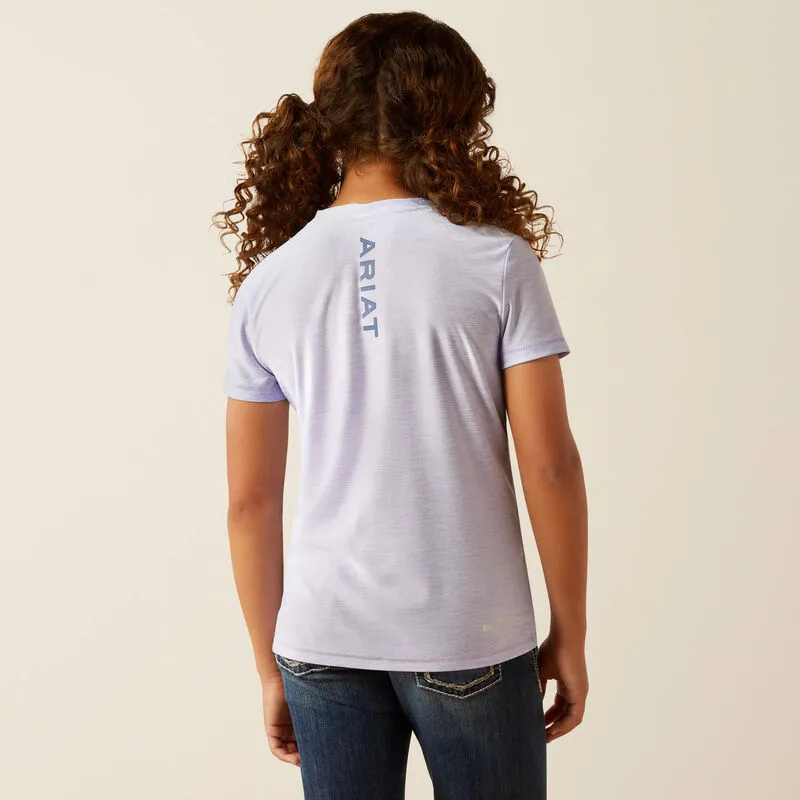 Ariat Youth Laguna Short Sleeve T-Shirt | Lavender