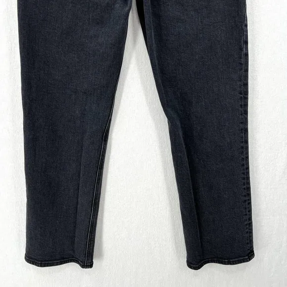 ARITZIA DENIM FORUM Jeans Womens 29 Black The Arlo High Rise Straight 28L
