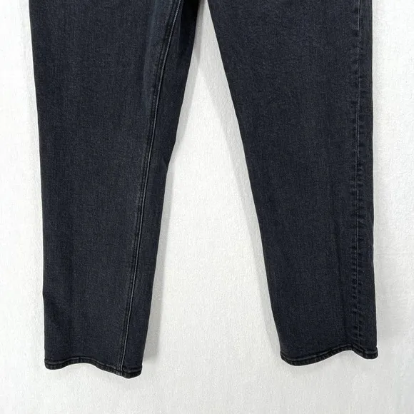 ARITZIA DENIM FORUM Jeans Womens 29 Black The Arlo High Rise Straight 28L