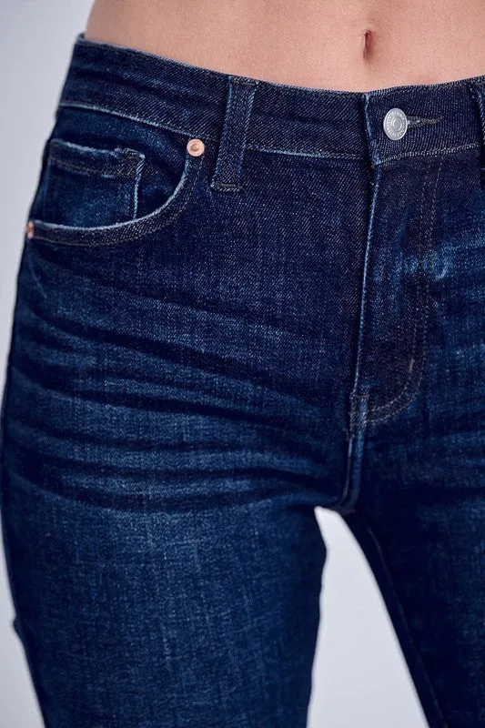 Artemis Vintage High Rise Skinny Jeans- Dark Wash