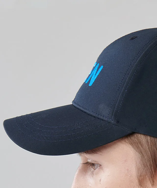 AVEN Bold Letter Logo Embroidered Ball Cap - Navy