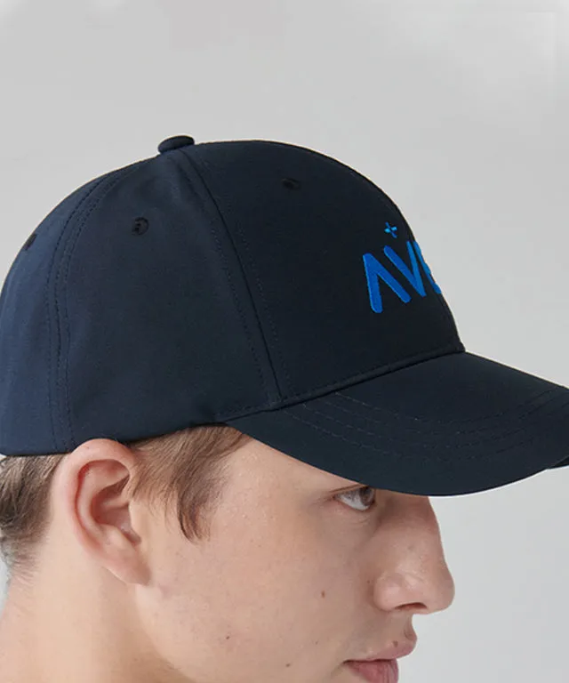 AVEN Bold Letter Logo Embroidered Ball Cap - Navy